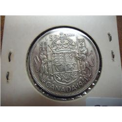 1941 CANADA SILVER 50 CENTS