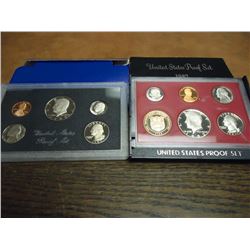 1982 & 1983 US PROOF SETS (WITH BOXES)