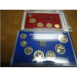 1980 & 1989 ISRAEL MINT SETS 1989 IS HANUKKA SET ORIGINAL MINT PACKAGING