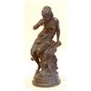 Image 1 : MATHURIAN MOREAU (French. 1822-1912), "La Source". Signed Math. Moreau., Bronze with Brown Pa...