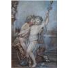 Image 1 : FRENCH SCHOOL (18th Century), "Satyr and Nymph". Bears signature Ph. Caresme and date 1786 l/l....