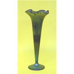 TIFFANY STUDIOS FAVRILE GLASS VASE, American. Circa 1895. Signed L.C. Tiffany Favrile C. 8412....