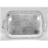 Image 1 : TIFFANY & CO. STERLING SILVER TRAY, American. 1891-1902. In the "Chrysanthemum" pattern. Of rec...
