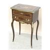Image 1 : LOUIS XV STYLE GILT BRONZE MOUNTED ROSEWOOD AND MARQUETRY POUDREUSE, French. Late 19th Century....