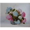 Image 1 : IRMGARD ARVIN (American. 20th Century), "Hydrangeas in Glass Bowl". Signed Irmgard Arvin l/r.<b...