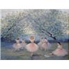 Image 1 : MARION RICE (American. 20th Century), "Outdoor Rehearsal". Signed Marion Rice l/l. Also titled...