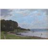 Image 1 : TEODOR BILLING (Swedish. 1817-1892), "Lake in Wooded Landscape". Signed T. Billing and dated 81...