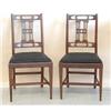 Image 1 : PAIR OF GEORGE III WALNUT SIDE CHAIRS, Probably Irish. 18th Century. Each with pierced backspla...