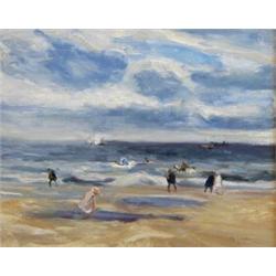 GASTON SEBIRE (French. 1920-2001), "Marine A Villers". Signed G. Sebire l/r. Also titled on the...