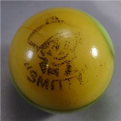 Lot 35: Peltier Glass Company. Comic. Smitty. 11/16". M 9.9