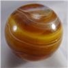 Image 2 : Lot 70: M.F. Christensen. Amber Slag. 1-3/16". NM+ 8.9