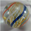 Image 2 : Lot 106: Swirl. Latticinio Core. 1-3/8". NM 8.3