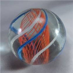 Lot 115: Swirl. Red Latticinio Core. 25/32". M- 9.1