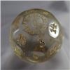 Image 1 : Lot 205: Czechoslovakian Fortune Telling Marble. 1-1/16". M 9.9