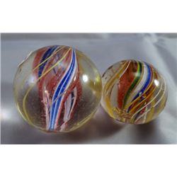 Lot 223: 2 Divided Core Swirls.