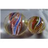 Image 1 : Lot 223: 2 Divided Core Swirls.