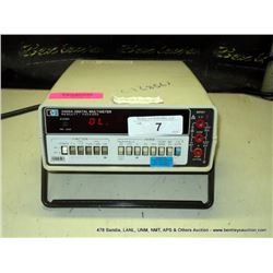 HP 3466A DIGITAL MULTIMETER (print sequence:) 68561