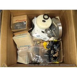 BOX: ELECTRONICS-DISPLAYS, FANS (print sequence:) 68586