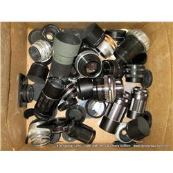 BOX: MISCELLANEOUS CAMERA LENS (print sequence:) 68580