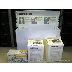 BOX: FISHER-SCIENTIFIC ACID SPILL ABSORBANT