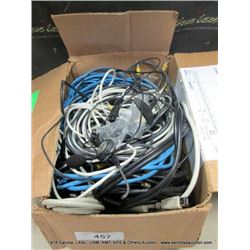 BOX: ASSORTED CORDS