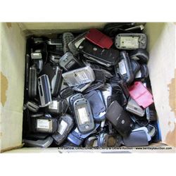 BOX: ASSORTED CELL PHONES
