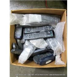 BOX: ASSORTED REMOTE CONTROLS