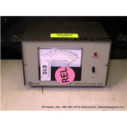 VARIAN 802-A THERMOCOUPLE VACUUM GAUGE (print sequence:) 69024