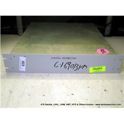 CONTROL DISTRIBUTION CHASSIS (print sequence:) 69013