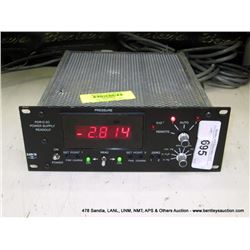MKS P-DR-C-2C POWER SUPPLY READOUT (print sequence:) 69067