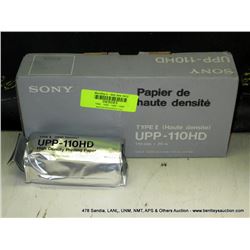 SONY UPP-110HD PRINTING PAPER (print sequence:) 69085
