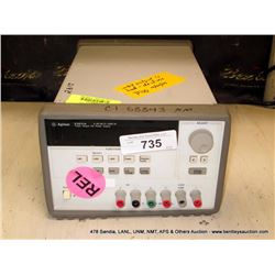 AGILENT E3631A TRIPLE OUTPUT DC POWER SUPPLY (print sequence:) 68843