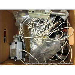 BOX: ASSORTED VACUUM VALVE ACCESSORIES