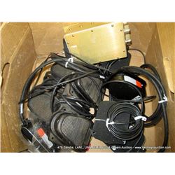 BOX: ASSORTED FOOT PEDALS