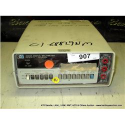 HP 3466A DIGITAL MULTIMETER (print sequence:) 68829
