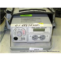 BAPCO SA115 SAFETY ANALYZER (print sequence:) 68834