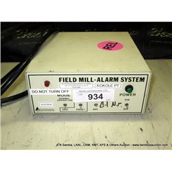 ARS INC FIELD MILL-ALARM SYSTEM