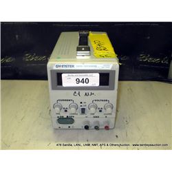 GWINSTEK GPS-3030DD LABORATORY DC POWER SUPPLY