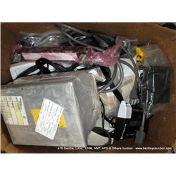 BOX: ELECTRONICS-POWER SUPPLIES, METERS, SWITCHES (print sequence:) 68833