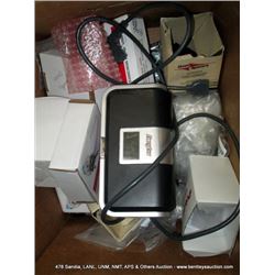 BOX: ELECTRONICS-SUPPRESSORS, USB KITS, CHARGER (print sequence:) 68797