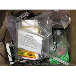 BOX: ELECTRONICS, CABLE, POWER SUPPLIES (print sequence:) 68858