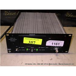 MKS PDR-C-1C POWER SUPPLY READOUT (print sequence:) K-357