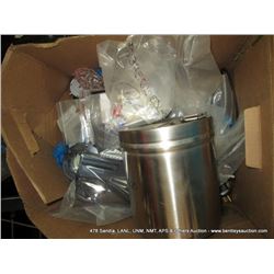 BOX: MISCELLANEOUS HARDWARE-PLUGS, CONNECTORS