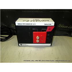 PHARMACIA SINGLE PATH MONITOR UV-1 OPTICAL UNIT (print sequence:) 44821