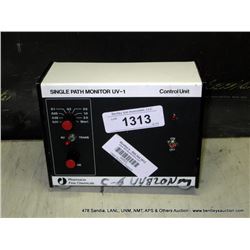 PHARMACIA SINGLE PATH MONITOR UV-1 CONTROL UNIT (print sequence:) 44820