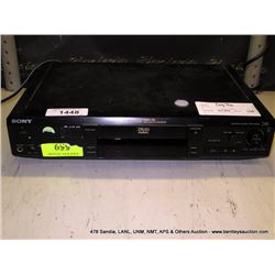 SONY DVP-S550D CD/DVD PLAYER (print sequence:) K-559