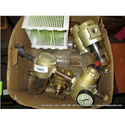 BOX: ASSORTED GLASSWARE, FILTERS (print sequence:) K-585