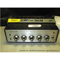 REALISTIC MPA-20 SOLID STATE AMPLIFIER (print sequence:) 69638