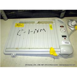 DAYTON RADIATOR PERSONAL HEATER (print sequence:) 69598