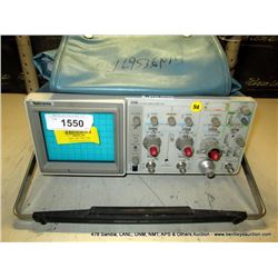 TEKTRONIX 2215 60MHZ OSCILLOSCOPE (print sequence:) 69540